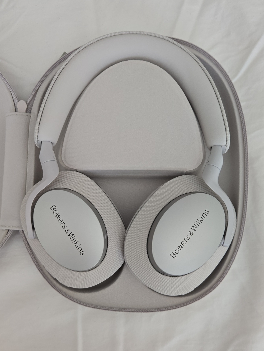 Bowers & Wilkins Light Gray Over-Ear Wireless Headphones